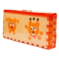 Игровой коврик пазл детский "МИШКИ" 33*33 см, 36 деталей ЭкоПолимеры