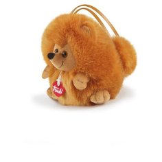 Мягкая игрушка Trudi Шпиц-пушистик на веревочке, 12 см