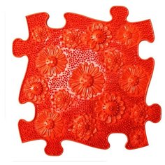 Модульный коврик ИграПол Цветочки большой (красный)