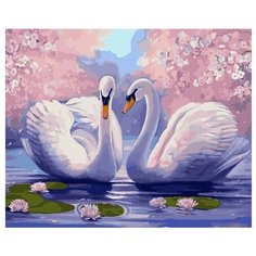 Картина по номерам RADUGA GX9009 Лебединая пара 40х50см