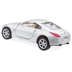 Детская игрушечная коллекционная металическая модель машинки игрушки Kinsmart "Ниссан 350Z" (металлическая, инерционная) белый 1:34