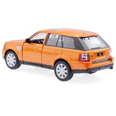 Детская игрушечная коллекционная металическая модель машинки игрушки Kinsmart "Рэндж Rover" (металлическая, инерционная) оранжевый 1:38