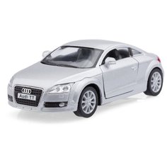 Детская игрушечная коллекционная металическая модель машинки игрушки Kinsmart "БМВ Х6" (металлическая, инерционная) серый1:38