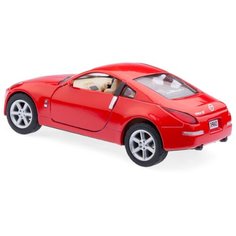 Детская игрушечная коллекционная металическая модель машинки игрушки Kinsmart "Ниссан 350Z" (металлическая, инерционная) красный 1:34