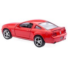 Детская игрушечная коллекционная металическая модель машинки игрушки Kinsmart "Форд Mustang GT" (металлическая, инерционная) красный1:38