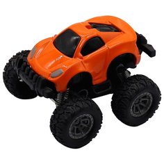 Машинка-мини гоночная die-cast, фрикционная, рессоры, оранжевая Funky toys FT61030