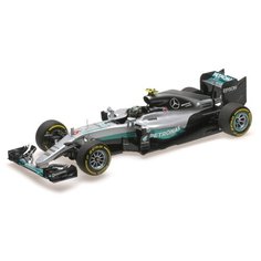 Bburago Машинка металлическая Формула-1 Mercedes F1 W07 Hybrid 2016 №6, 1:18