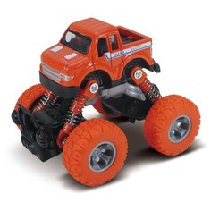 Машинка die-cast, инерционный механизм, рессоры, оранжевая, 1:46 Funky toys FT61074