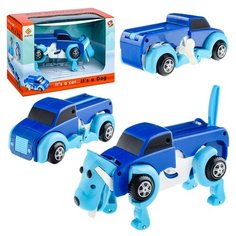 Трансформер Oubaoloon трансформация в динозавра, в коробке (JD-903B)