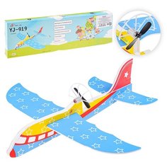 Самолет Oubaoloon из пенопласта, 30*32*7 см, светодиодная подсветка, в коробке (U035343Y)