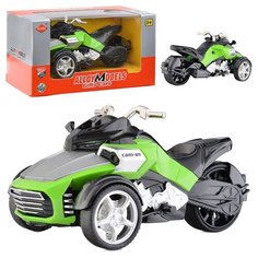 Машина Oubaoloon свет и звук, механизм Pull back, в коробке (998-11A)