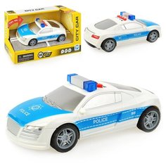 Машина Oubaoloon "Полиция", на батарейках, в коробке (1118B-3)