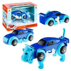 Трансформер Oubaoloon трансформация в динозавра, в коробке (JD-903A)