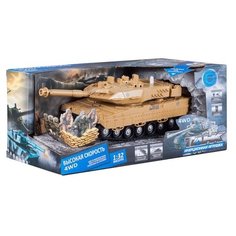 Инерционная машинка Handers "Боевой танк: БТ-2", 23 см, свет, звук (HAC1605-006)