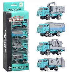 Набор машин Oubaoloon 4 шт, в коробке (660-A252)