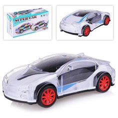 Машина Oubaoloon на батарейках, свет и звук, в коробке (9918-2)