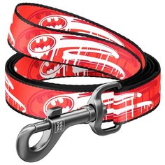 Нейлоновый поводок для собак WAUDOG Nylon с рисунком Бэтмен, длина 122 см, ширина 15 мм