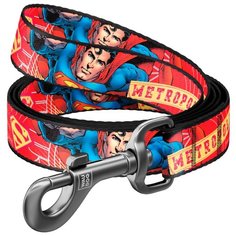 Нейлоновый поводок для собак WAUDOG Nylon с рисунком Супергерой, длина 122 см, ширина 25 мм