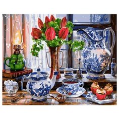 Картина по номерам Paintboy Original , 38031 Вечернее чаепитие 40х50см