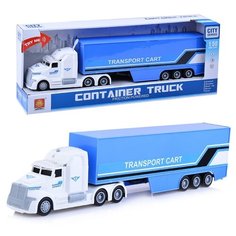 Грузовик инерционный Wenyi (свет, звук) в коробке (WY786B)