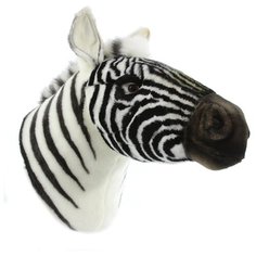 7139 Декоративная игрушка Голова зебры, 33 см Hansa