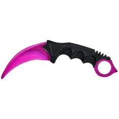 Деревянный нож-керамбит Розовый всплеск, Maskbro