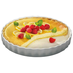 Форма для запекания KÜCHENPROFI, d-27,5 см, h-4,2 см, серый, керамика Kuchenprofi