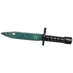Деревянный штык-нож М9 Дамасская сталь, Maskbro