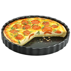 Форма для запекания KÜCHENPROFI, d-27,5 см, h-4,2 см, черный, керамика Kuchenprofi