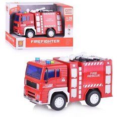 Пожарная машина Wenyi на батарейках, в коробке (WY551A)