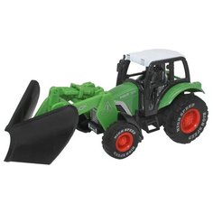 Машинка детская, металлическая, инерционная, Автопанорама, коллекционная, ТРАКТОР, зеленый, подвижные элементы, в/к 20,5*7,5*9 см..