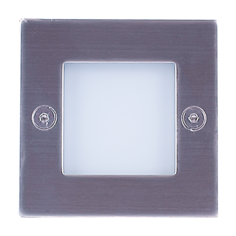 Подсветка светодиодная встраиваемая Светкомплект G 03202 SN 0,8W 3000К 71*71мм IP54