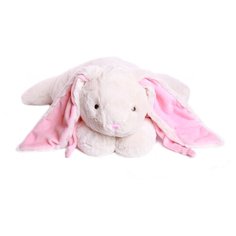 Мягкая игрушка Кролик 30 см белый/розовый Lapkin