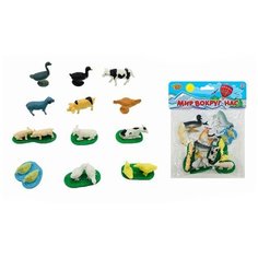 Игровой набор Ферма, 12 предметов Shantoy Gepay M0802 Наша Игрушка