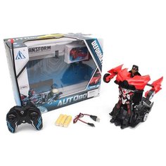 Робот-машина р/у, 5 каналов, свет, в комплекте: аккум., USB шнур, эл.пит.АА*2шт.не вх.в комплект Shantoy Gepay 23-2AY Наша Игрушка