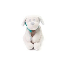 Мягкая игрушка Собака 60 см белый/бирюзовый Lapkin