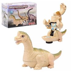 Трансформер Oubaoloon Динозавр, свет, звук, в коробке (9905)