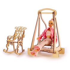 Конструктор ТЕРЕМОК арт. КМБ-6 "Качалки для кукол типа Barbie" Теремок КМБ-6