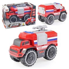 Пожарная машина Oubaoloon инерционная, в коробке (5577-3)