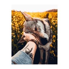 Картина по номерам Paintboy GX 39164 Лучший друг , холст на подрамнике 40х50см