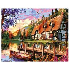 Картина по номерам Paintboy GX 39182 Бом с причалом , холст на подрамнике 40х50см