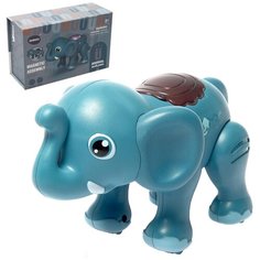 Игрушка интерактивная «Слон» с функцией записи голоса, ходит, звук Сима ленд