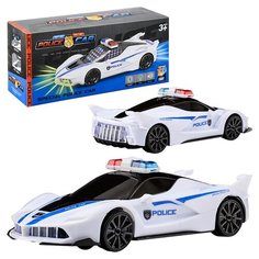 Машина Oubaoloon "Полиция", свет, звук, в коробке (HY038)