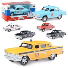 Машина Oubaoloon металлическая, инерционная, свет, звук, в коробке (TCC1823P-1824P)