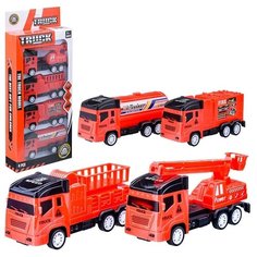 Набор машин Oubaoloon 4 шт, инерционные, в коробке (868-2)