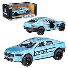 Машина Oubaoloon металлическая, инерционная, в коробке (38014-1A)