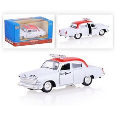 Машина Play Smart "Автопарк. Такси" инерционная, металлическая, 1:43, в коробке (600-09041/6405D)