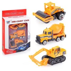 Набор машин Oubaoloon "Спецтехника", 3 шт, в коробке (K143A46)