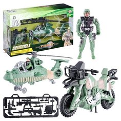 Набор военной техники Oubaoloon с солдатиками, в коробке (81-29B)