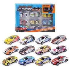 Набор машин Oubaoloon 12 шт, в коробке (9905B)